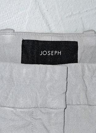🎁1+1=3 базовые зауженные серые брюки брюки скинни средняя посадка joseph, размер 44 - 46 5