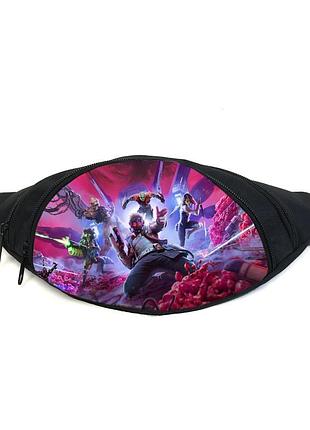 Поясная сумка бананка стражи галактики (guardians of the galaxy gb 02) gear bag черная