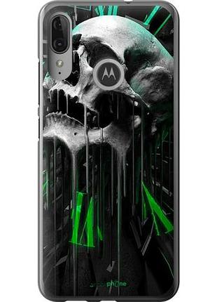 Чохол на motorola moto e6 plus череп-годинник "4100u-1780-10746"