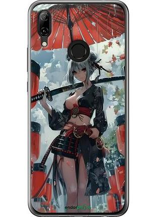 Чехол на huawei nova 3 гейша-воин "6124u-1535-10746"