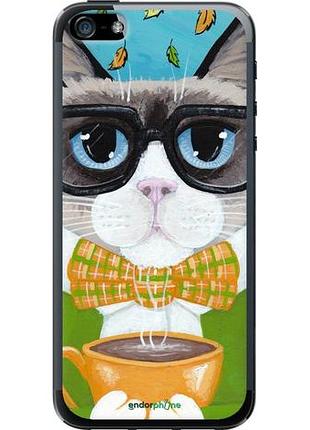 Чехол на iphone 5s cat&coffee "4053u-21-10746"