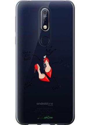 Чехол на nokia 7.1 женщина "4599u-1593-10746"