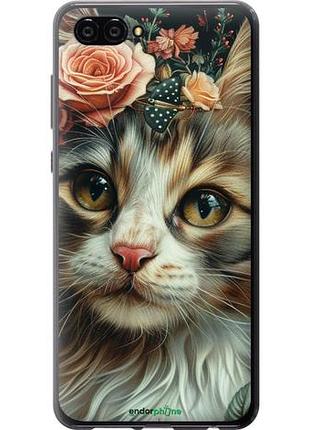 Чехол на huawei nova 2s cats and flowers "6069u-1388-10746"
