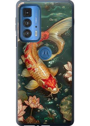 Чехол на motorola edge 20 pro мелодия лотоса "6106u-2662-10746"