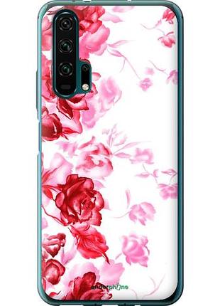 Чехол на huawei honor 20 pro нарисованные розы "724u-1702-10746"