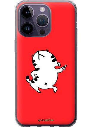 Чехол на iphone 14 pro max котик "4577u-2667-10746"