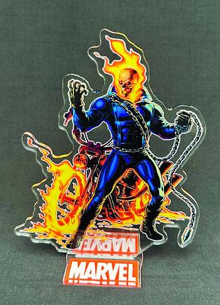 Акриловая коллекционная фигурка marvel призрачный гонщик 15 cм
