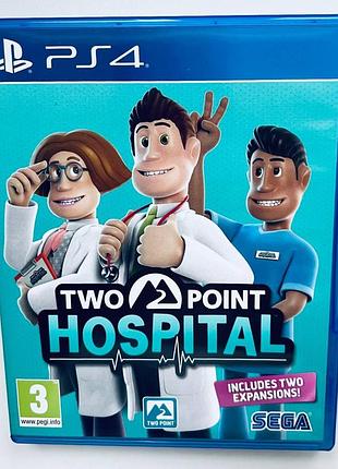 Two point hospital, б/у, английская версия - диск для playstation 4