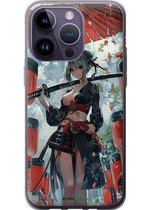 Чохол на iphone 14 pro max гейша-воїн "6124u-2667-10746"