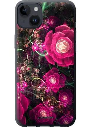 Чехол на iphone 14 plus абстрактные цветы 3 "850u-2645-10746"