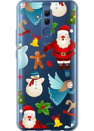 Чехол на huawei mate 20 lite новогодний 1 "4614u-1575-10746"