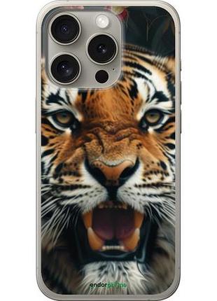 Чехол на iphone 15 pro тигровое величие "6080u-3096-10746"