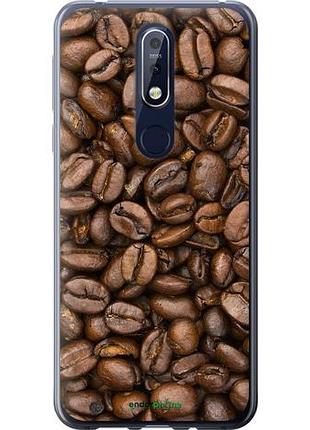 Чехол на nokia 7.1 зёрна кофе "783u-1593-10746"
