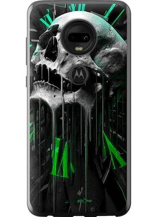 Чохол на motorola moto g7 череп-годинник "4100u-1614-10746"