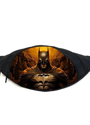 Поясная сумка бананка бэтмен (batman gb 04) gear bag черная
