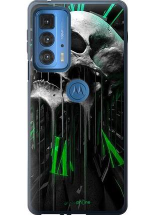Чохол на motorola edge 20 pro череп-годинник "4100u-2662-10746"
