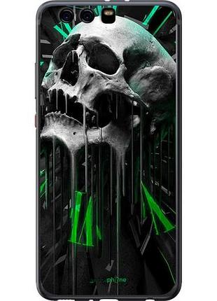 Чохол на huawei p10 plus череп-годинник "4100u-963-10746"
