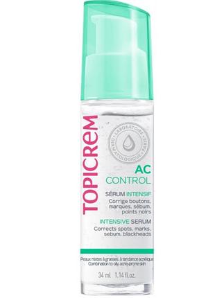 Topicrem ac control serum 34 мл - сыворотка, предназначенная для комбинированной и жирной кожи,склонной к акне