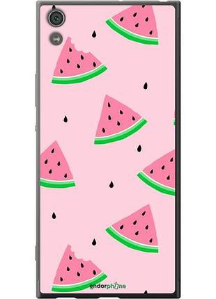 Чехол на sony xperia xa1 ultra g3212 розовый арбуз "4314u-1237-10746"