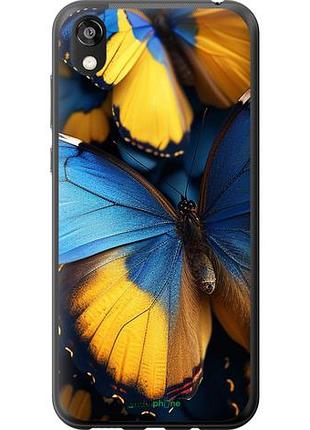 Чохол на huawei honor 8s жовто-блакитні метелики "6046u-1679-10746"