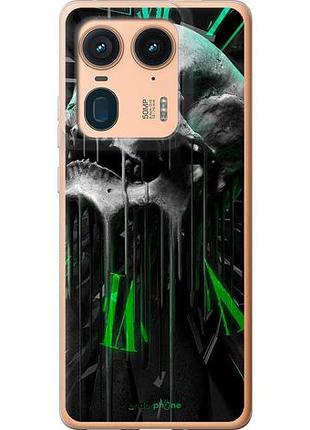 Чохол на motorola moto x50 ultra череп-годинник "4100u-3866-10746"
