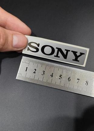 Sony соні наклейки на побутову техніку на побутову техніку телевізор сріблястий металік фон