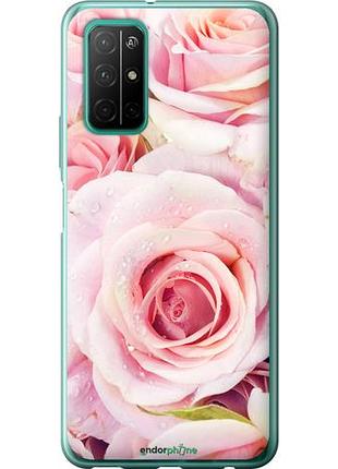 Чехол на huawei honor 30s розы "525u-1897-10746"