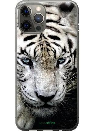 Чохол на iphone 12 pro max грусний білий тигр "106u-2054-10746"