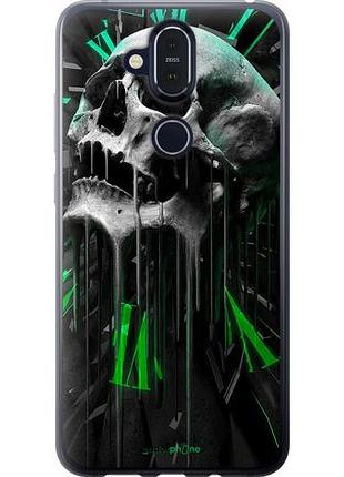 Чохол на nokia 8.1 череп-годинник "4100u-1620-10746"