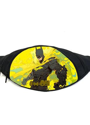 Поясная сумка бананка бэтмен (batman gb 02) gear bag черная