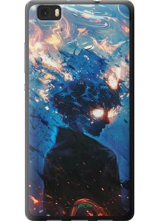 Чехол на huawei ascend p8 lite сатору годжо "6129u-126-10746"