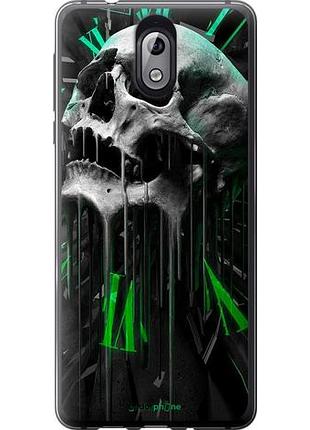 Чохол на nokia 3.1 череп-годинник "4100u-1530-10746"