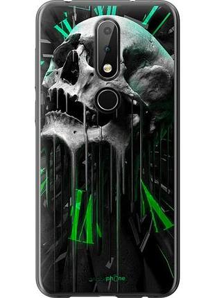 Чохол на nokia 6.1 plus череп-годинник "4100u-1539-10746"