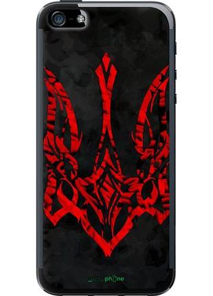 Чехол на iphone se герб украины v4 "5319u-214-10746"