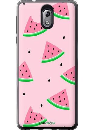 Чехол на nokia 3.1 розовый арбуз "4314u-1530-10746"
