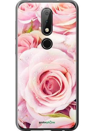 Чехол на nokia 6.1 plus розы "525u-1539-10746"