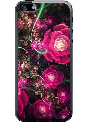 Чехол на iphone 5s абстрактные цветы 3 "850u-21-10746"