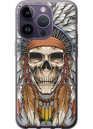 Чохол на iphone 14 pro череп арабідж "4032u-2646-10746"