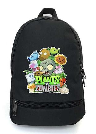 Рюкзак школьный растения против зомби school bag big (plants vs zombies - 05) черный (43 х 30 х 17 см)
