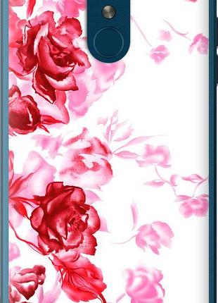 Чехол на lg k8 2018 нарисованные розы "724u-1384-10746"