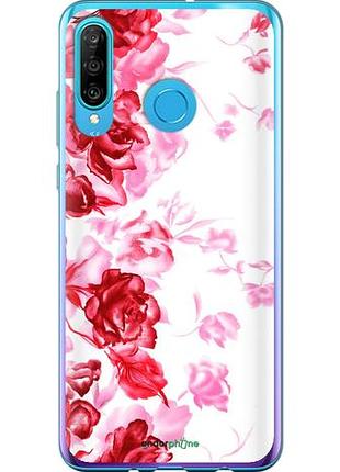 Чохол на huawei p30 lite намальовані троянди "724u-1651-10746"