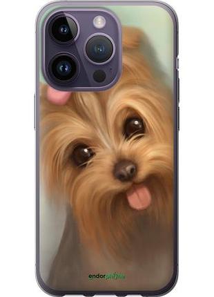 Чохол на iphone 14 pro намальований йоркширський тер'єр "928u-2646-10746"