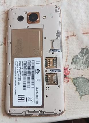 Продам телефон huawei cro-u00 2