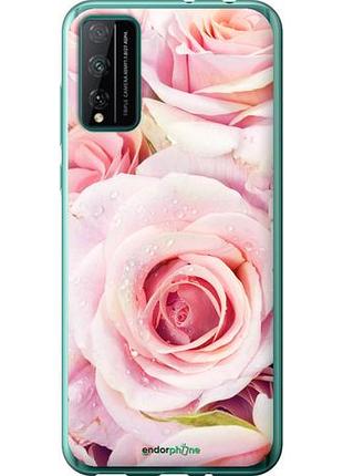 Чехол на huawei honor play 4t pro розы "525u-1914-10746"