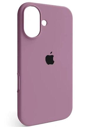 Чехол fiji silicone case для apple iphone 17 бампер накладка soft touch с микрофиброй lilac pride