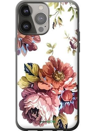 Чехол на iphone 13 pro max vintage flowers "4333u-2371-10746"