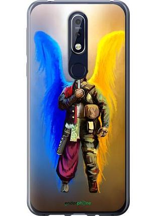 Чехол на nokia 7.1 воин-ангел "5317u-1593-10746"