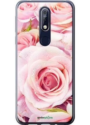 Чехол на nokia 7.1 розы "525u-1593-10746"