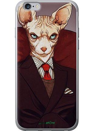 Чохол на iphone 6 plus кіт у костюмі "4141u-48-10746"