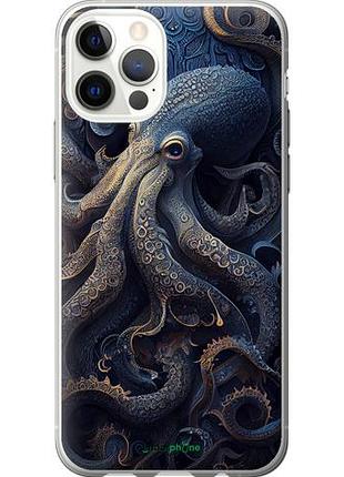 Чехол на iphone 12 осьминог "5551u-2053-10746"